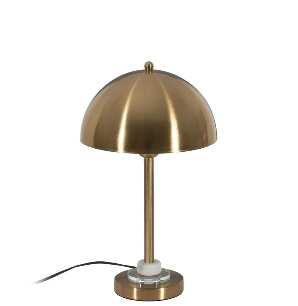 Candeeiro de Mesa de Metal 171 Dourado