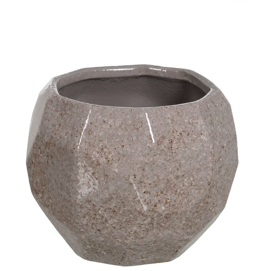 Vaso Decorativo de Cerâmica 405 Cinzento