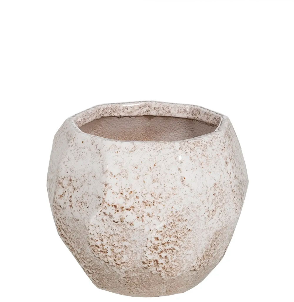 Vaso Decorativo de Cerâmica 406 Branco