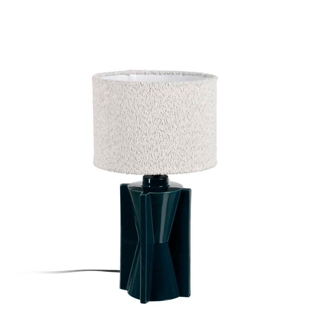 Candeeiro de Mesa de Cerâmica 139 Azul