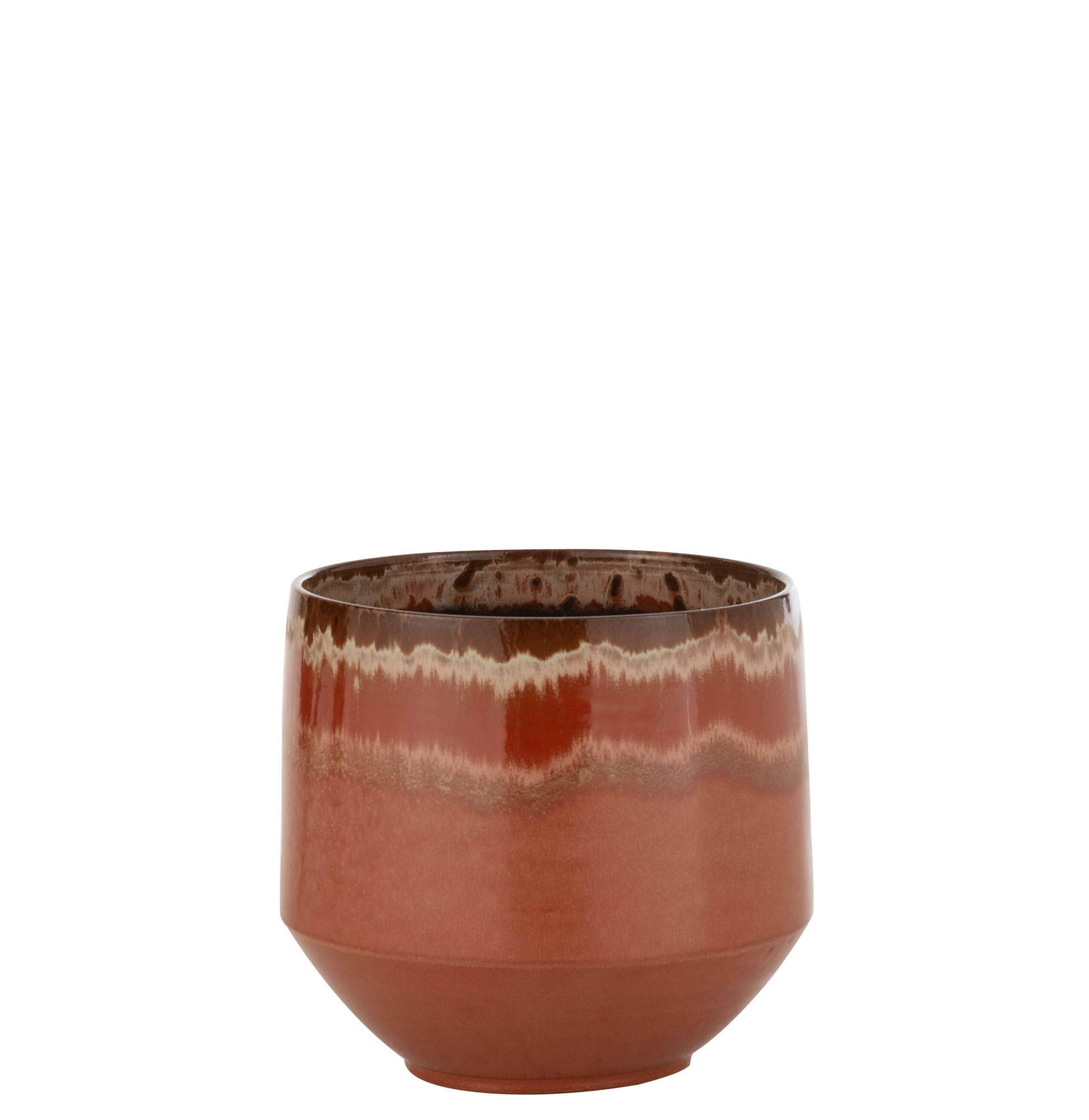 Floreira de Cerâmica Aline Terracota