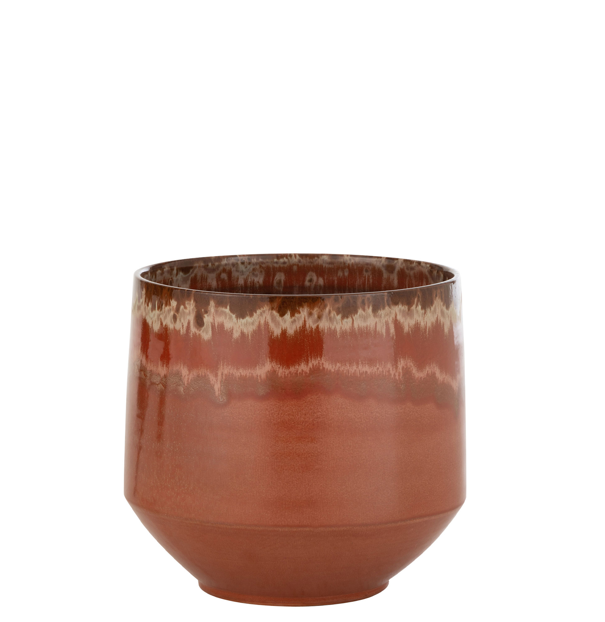 Floreira de Cerâmica Aline Terracota