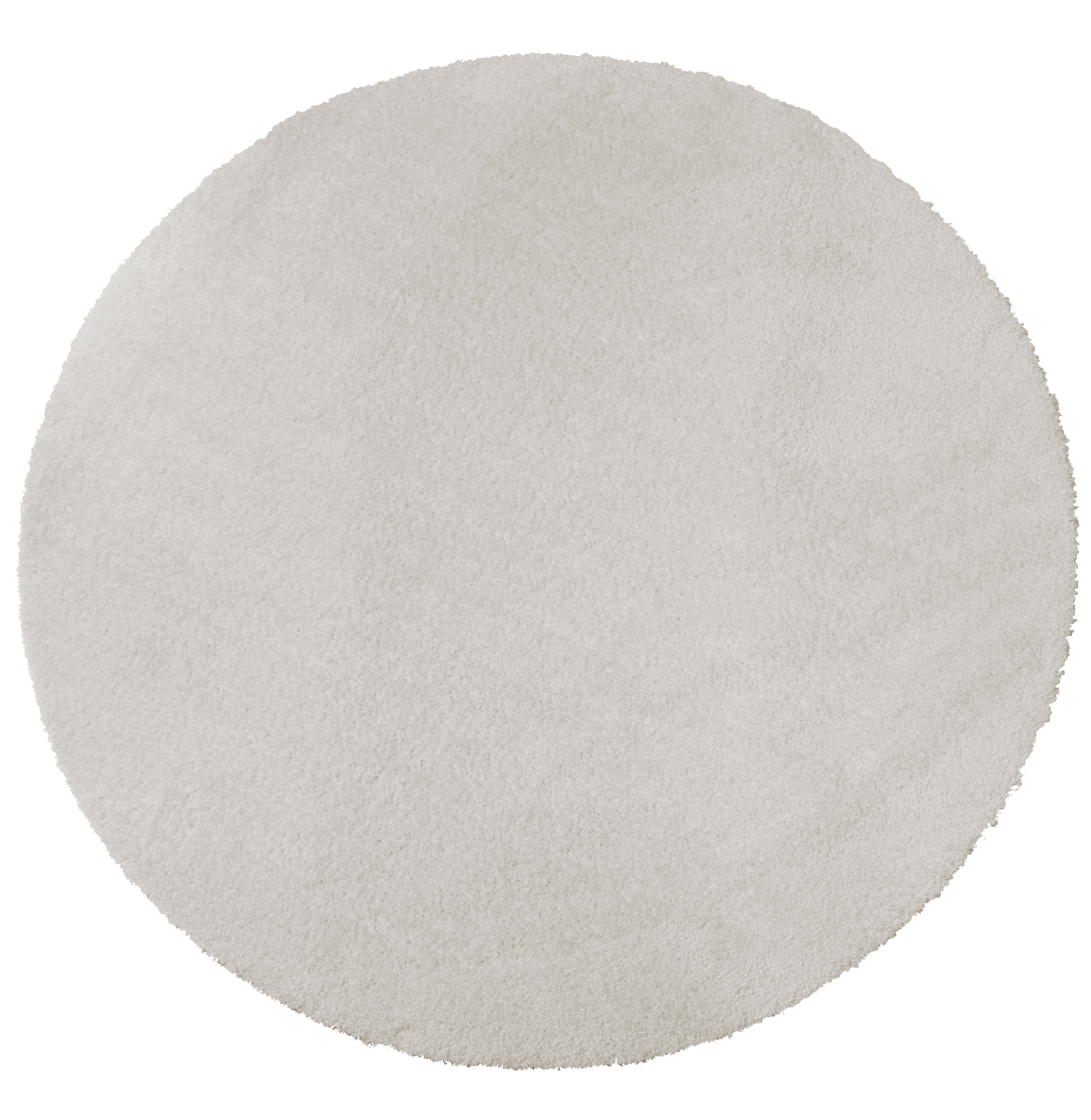 Tapete Redondo Lavável Touch 066 Branco