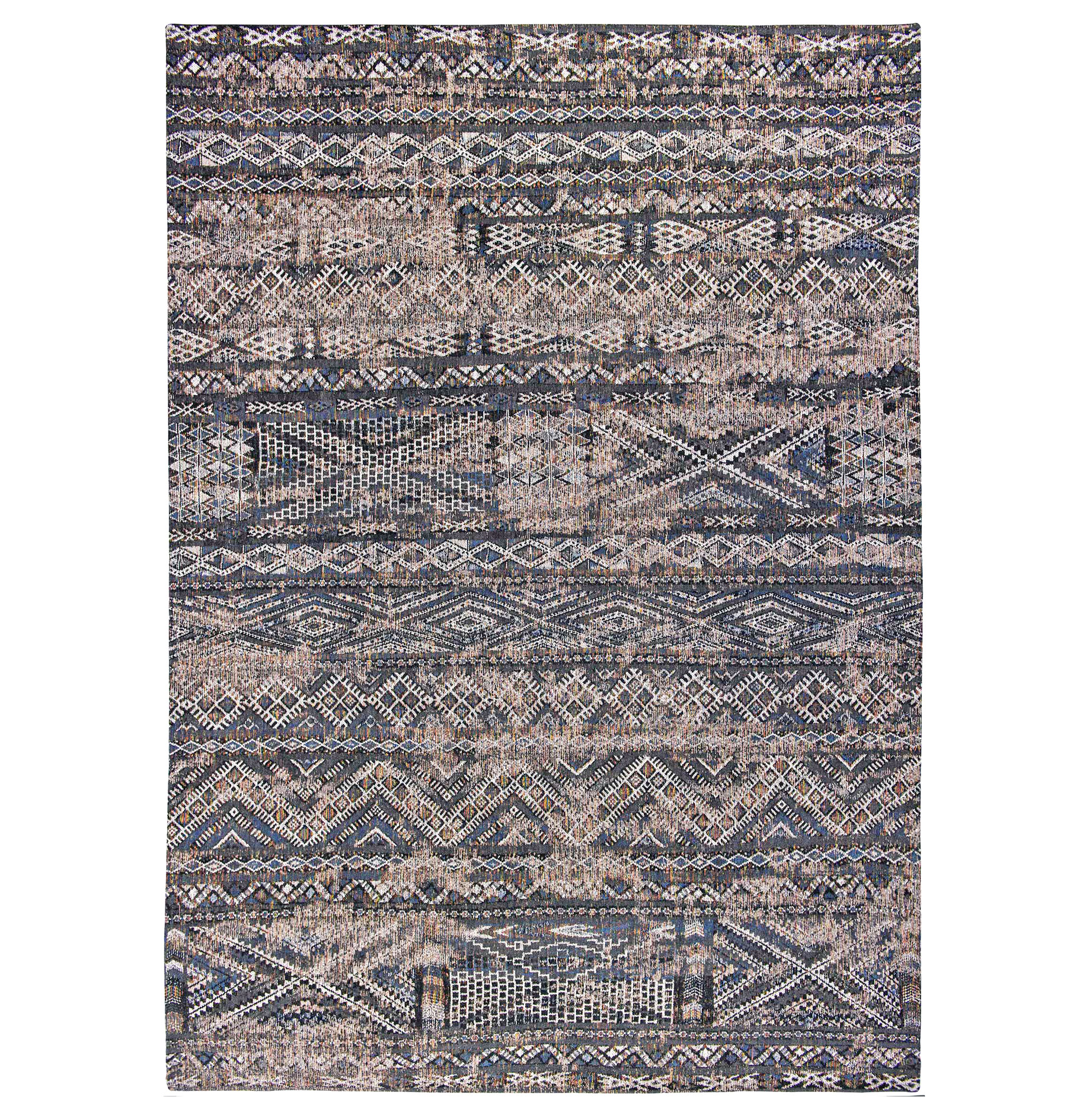 Tapete Oriental Vintage Paki Chenille 9113 Azul