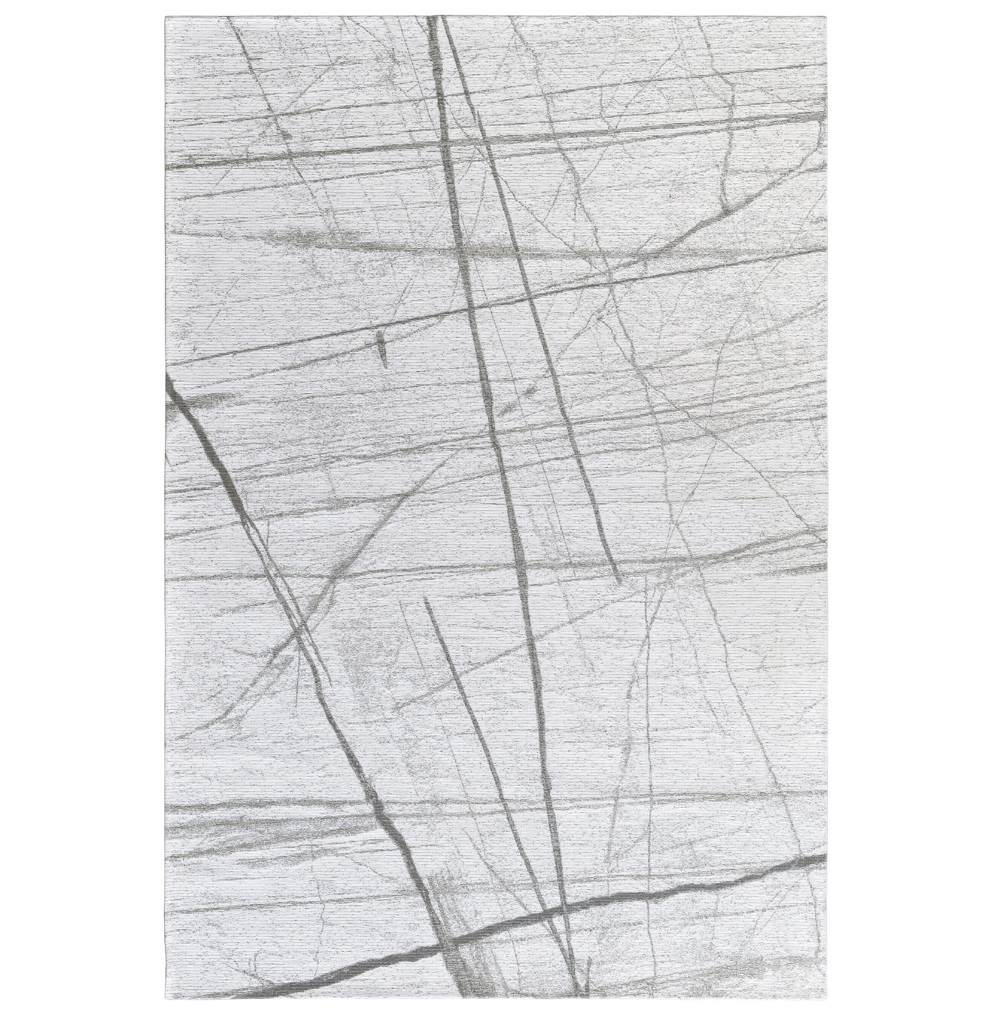 Tapete Moderno Carrara Chenille 001 Cinzento