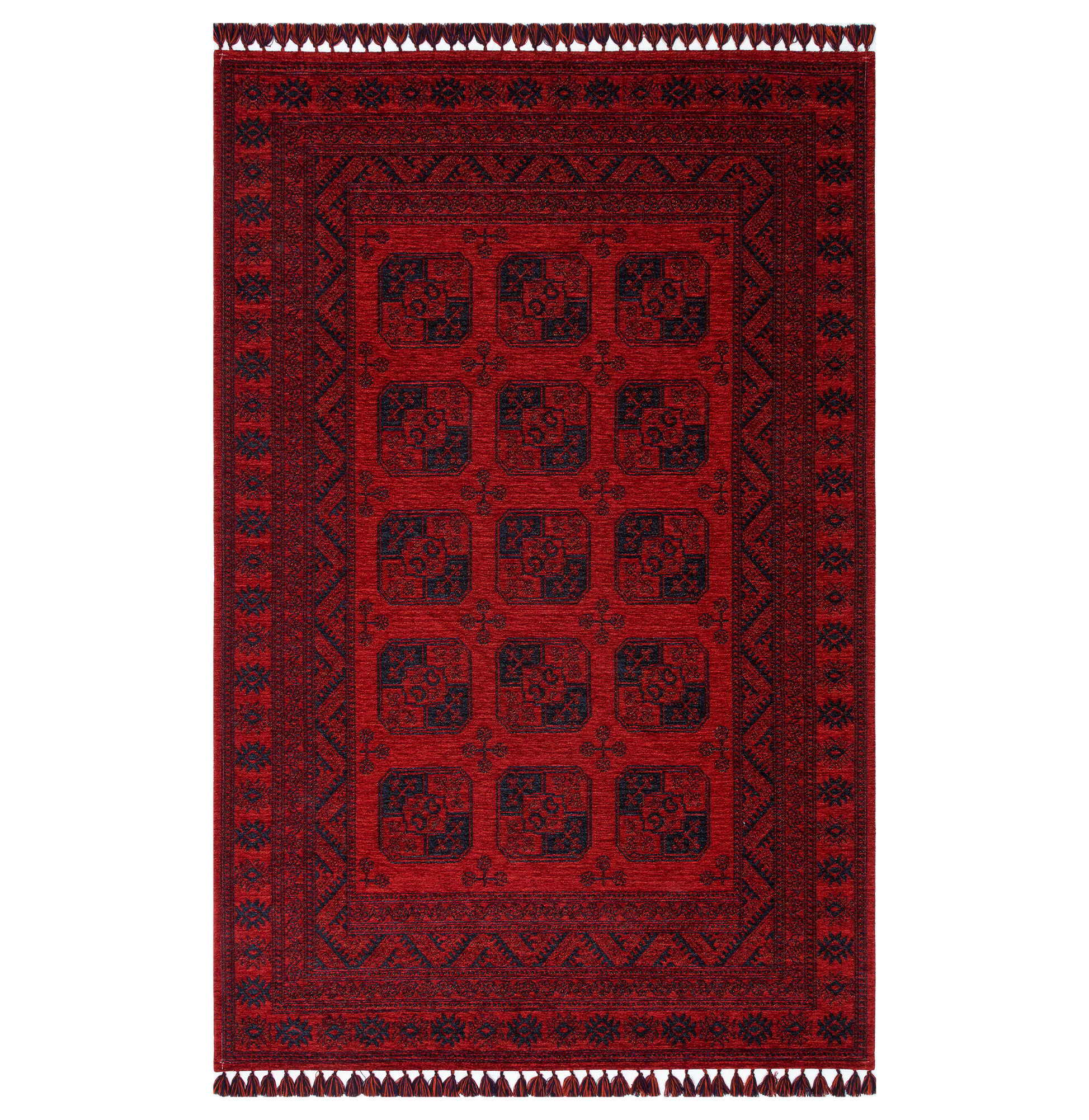Tapete Oriental Bukhara BK01 Vermelho