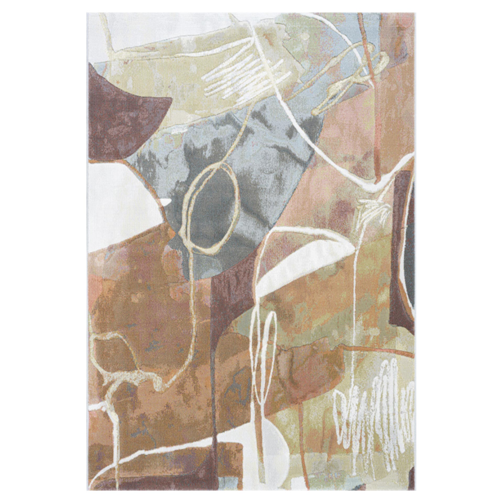Tapete Abstrato Kira 63799/7270 Multicolor