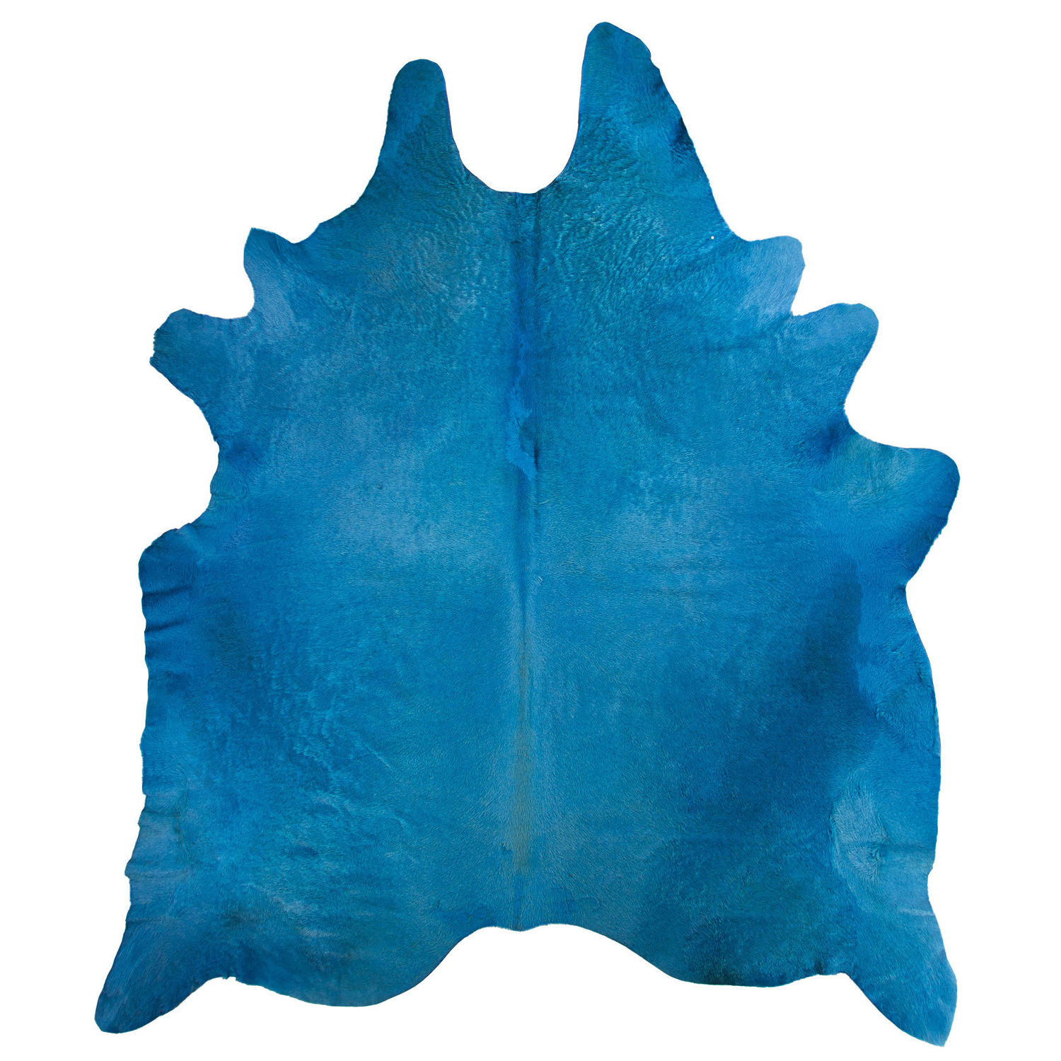 Tapete de Pele Natural Vaca Dyed PT52 Azul