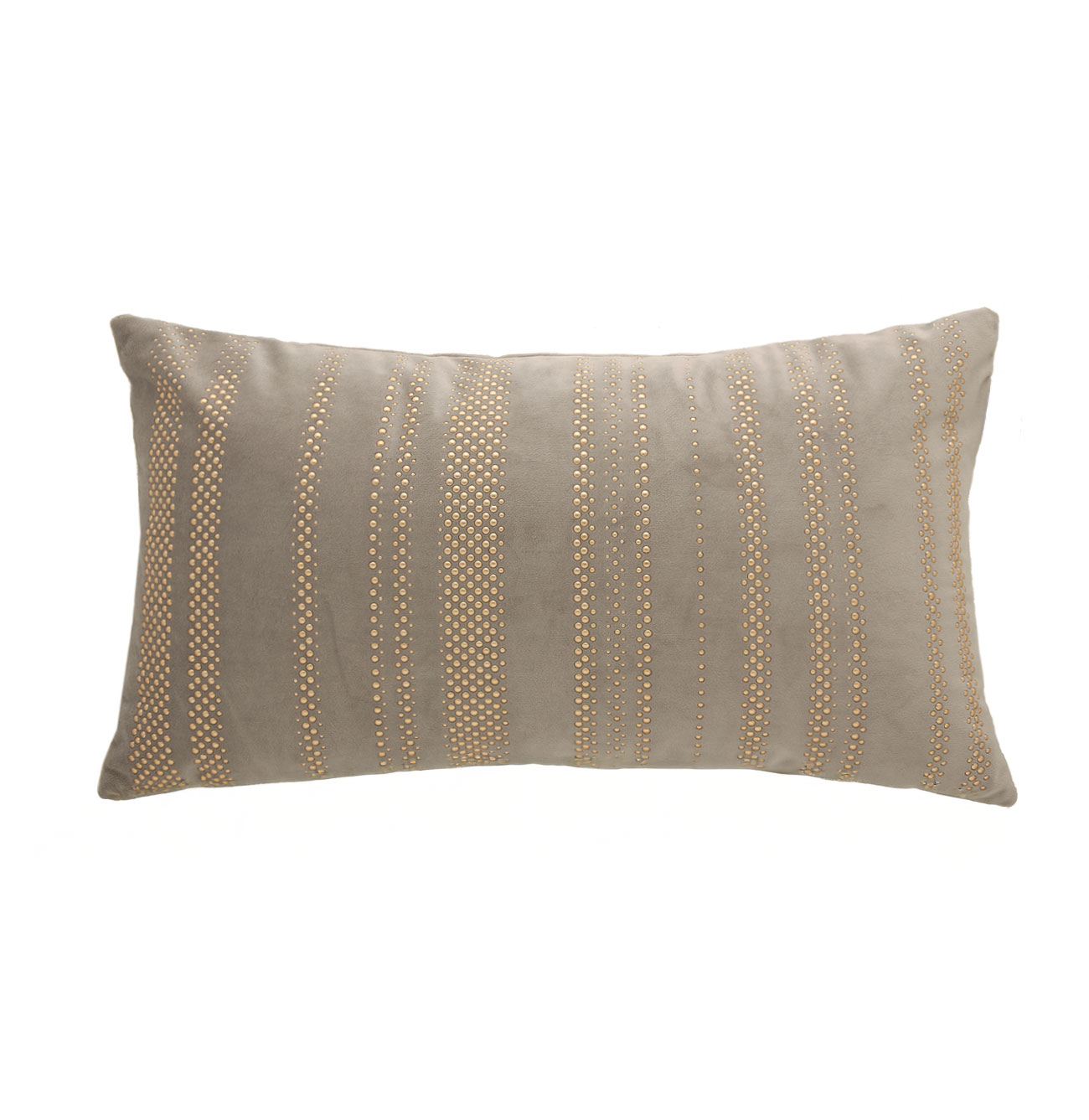Almofada Decorativa Abstrata Luxury Retangular Bege