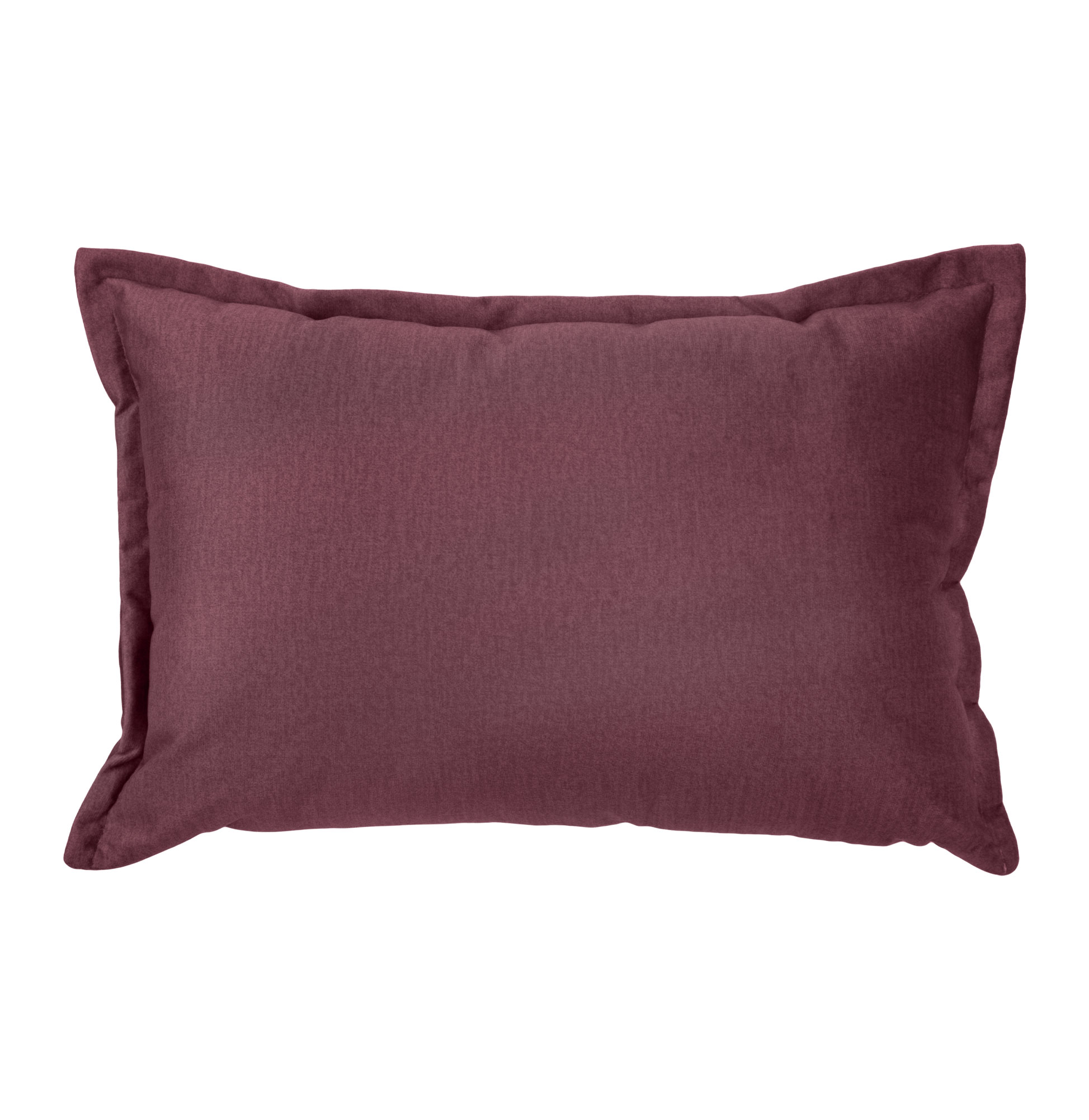Almofada Decorativa Lisa Alfin Veludo Bordeaux