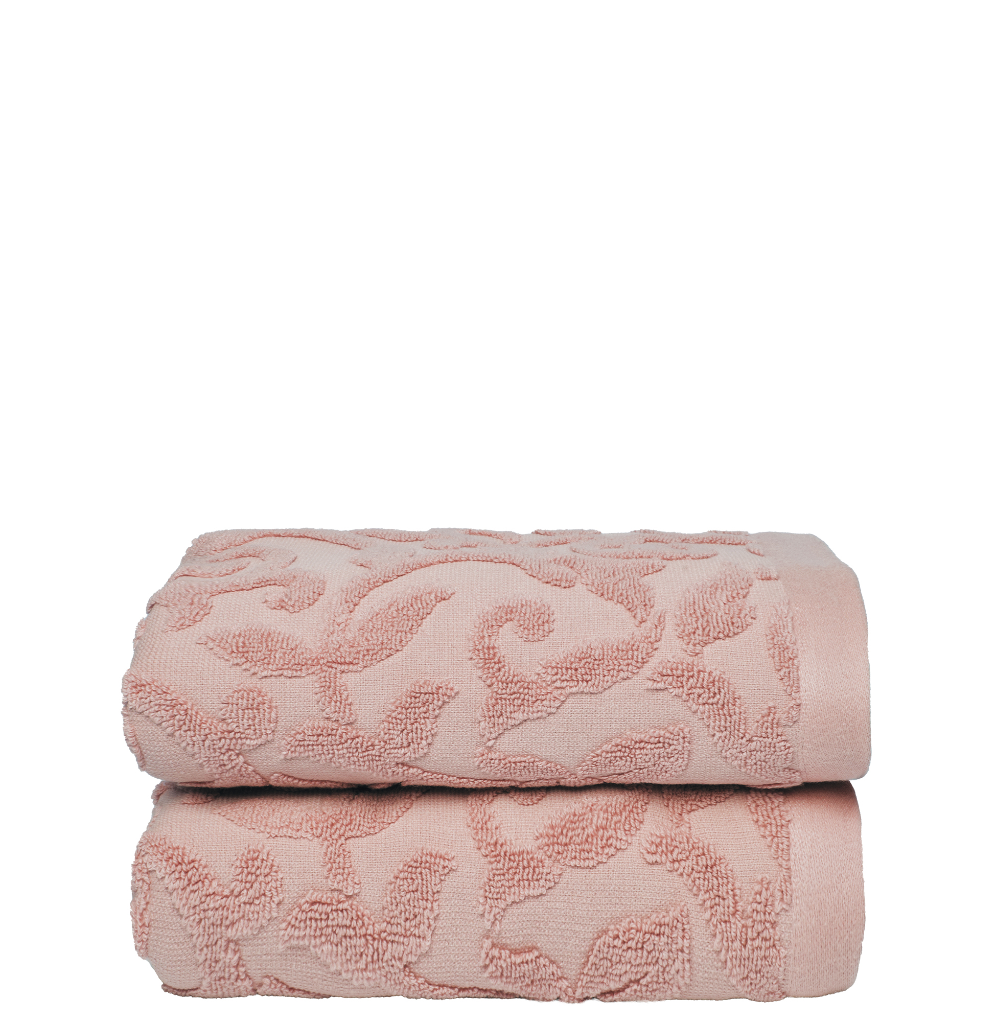 Toalha de Banho 100% Algodão Jacquard Individual Rosa Claro