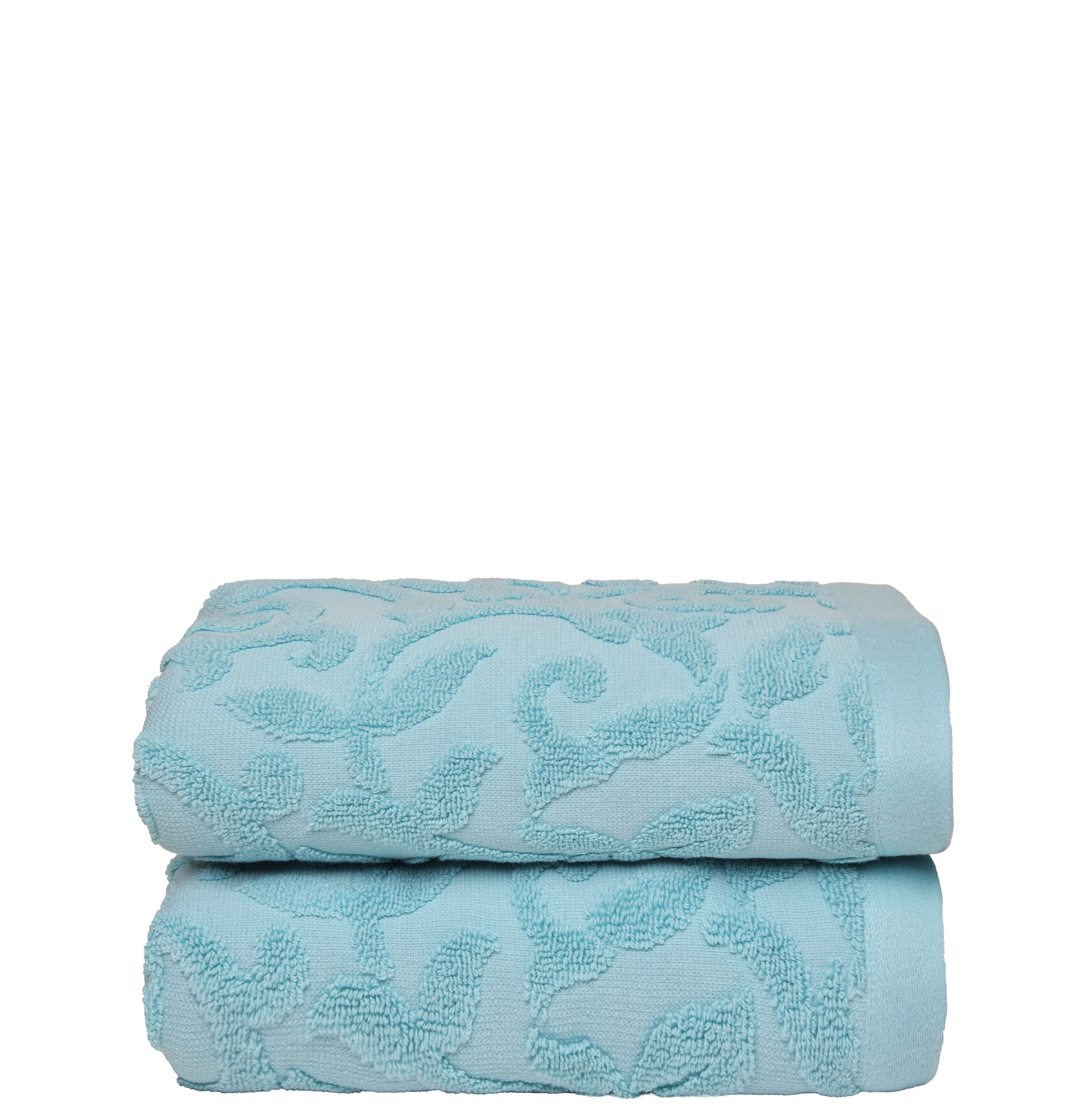 Toalha de Banho 100% Algodão Jacquard Individual Azul Aqua