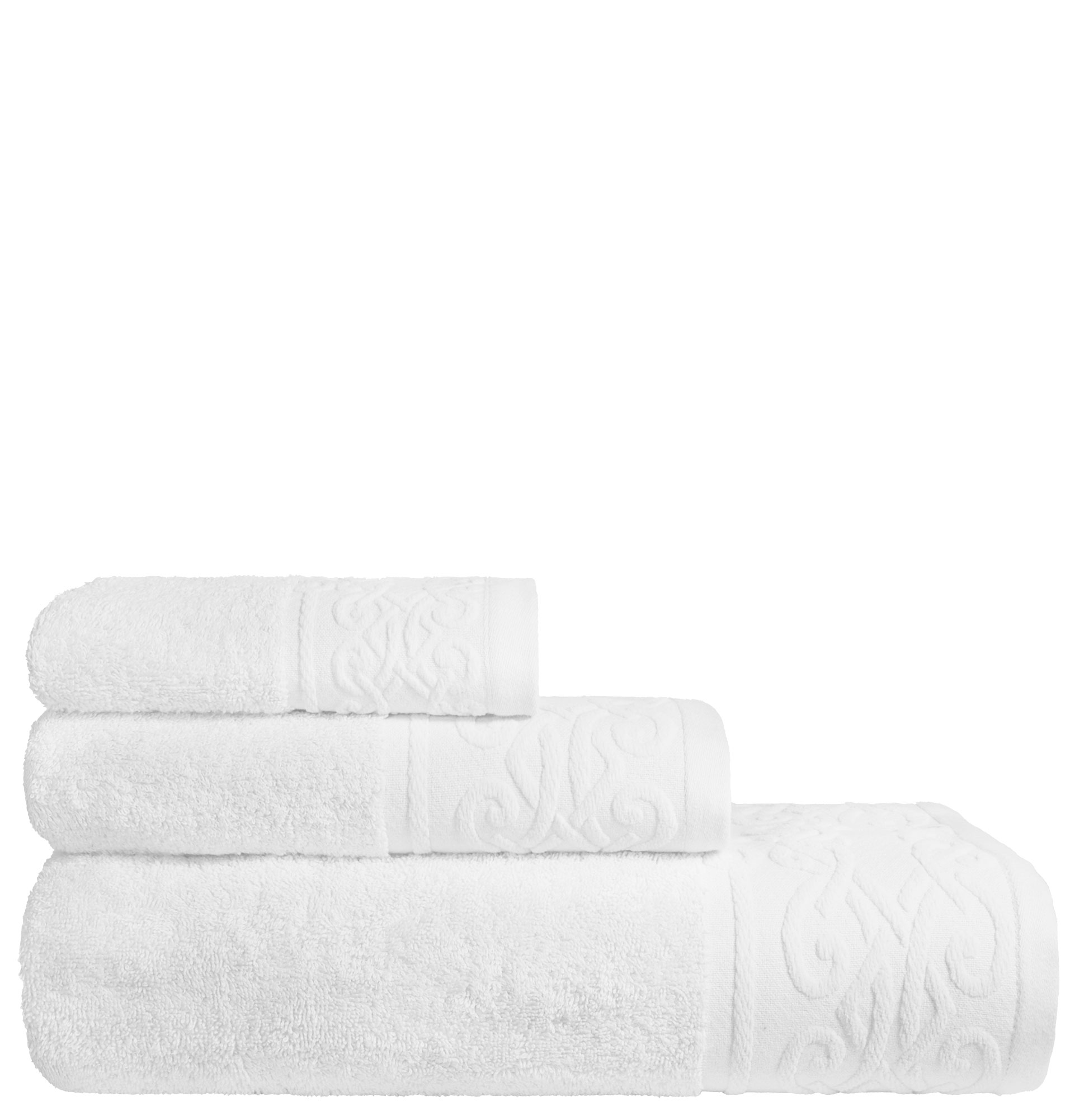 Jogo de Banho 100% Algodão Soft Bath V 3 Toalhas Branco