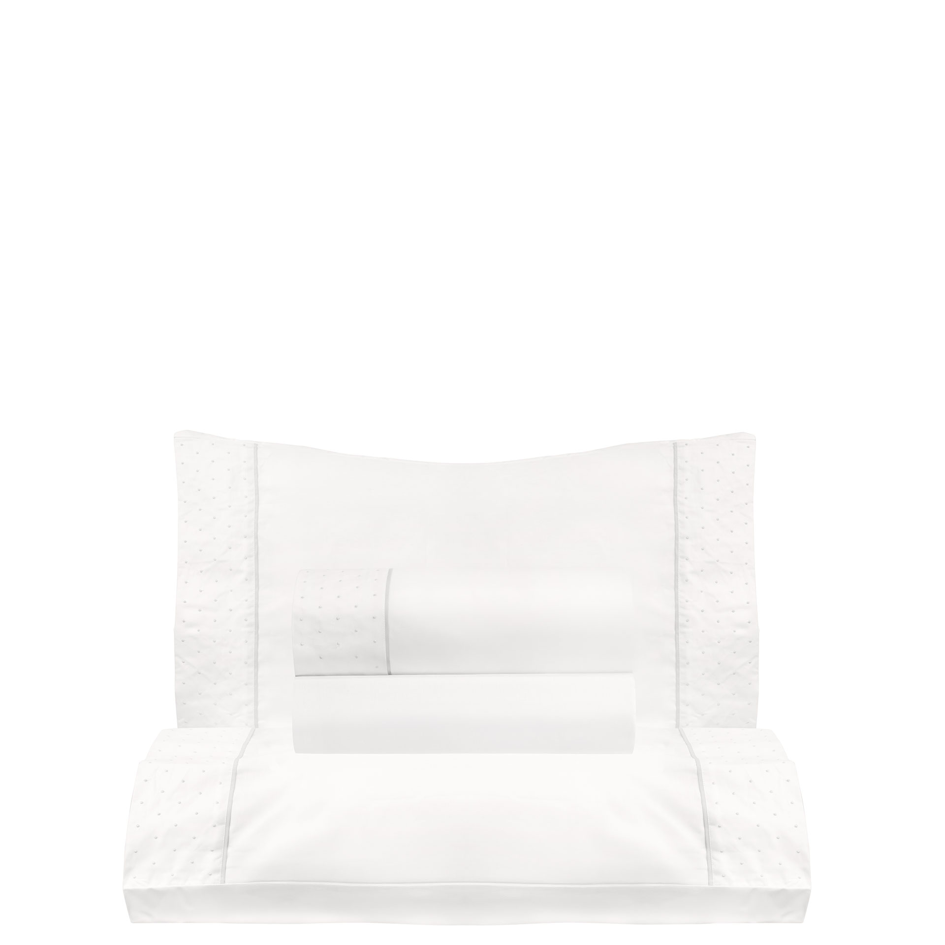 Jogo de Lençóis Cama de Casal VIP 100% Algodão 4 Peças Cinza