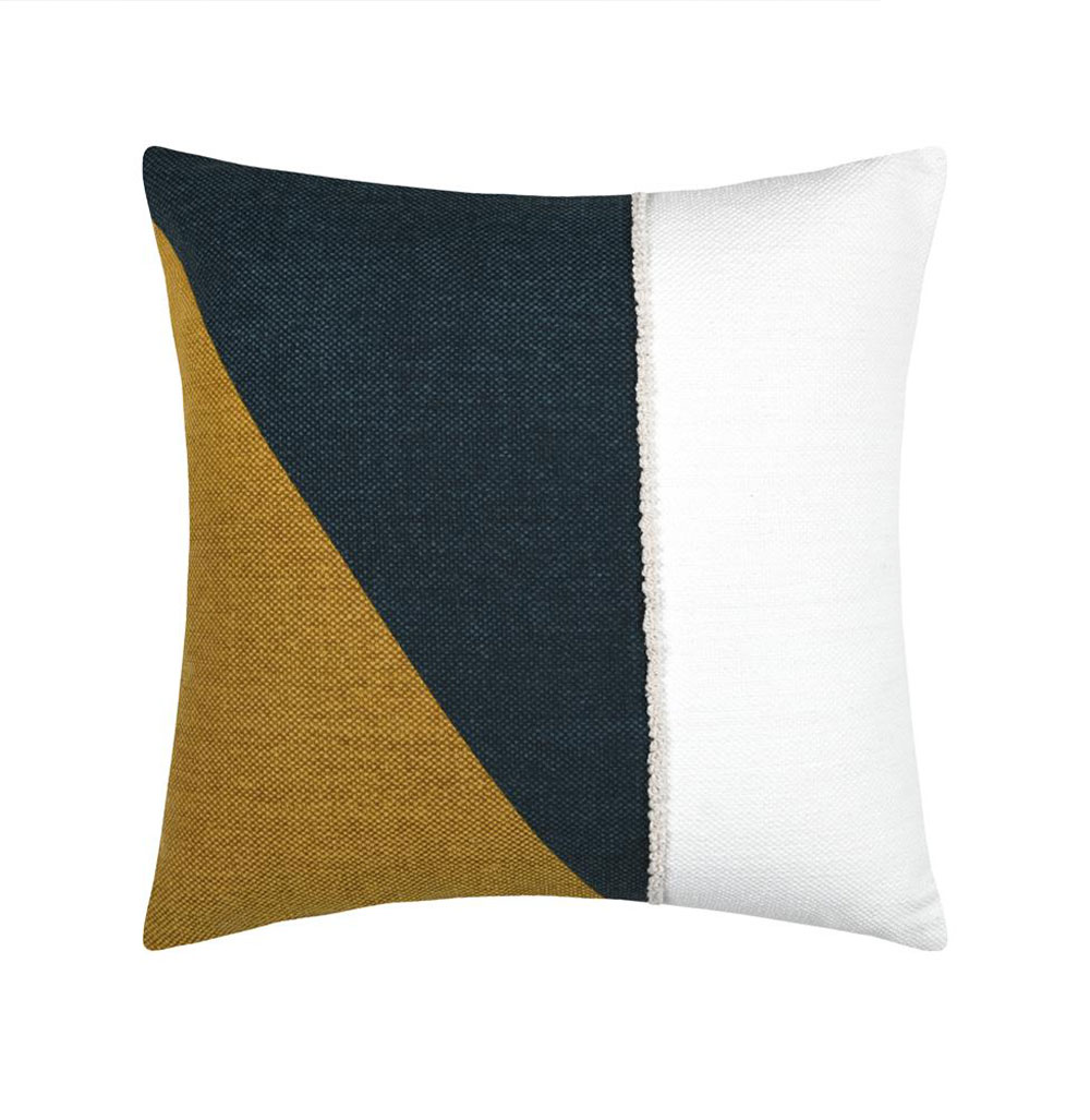 Almofada Decorativa Geométrica Paxton Quadrada Multicolor