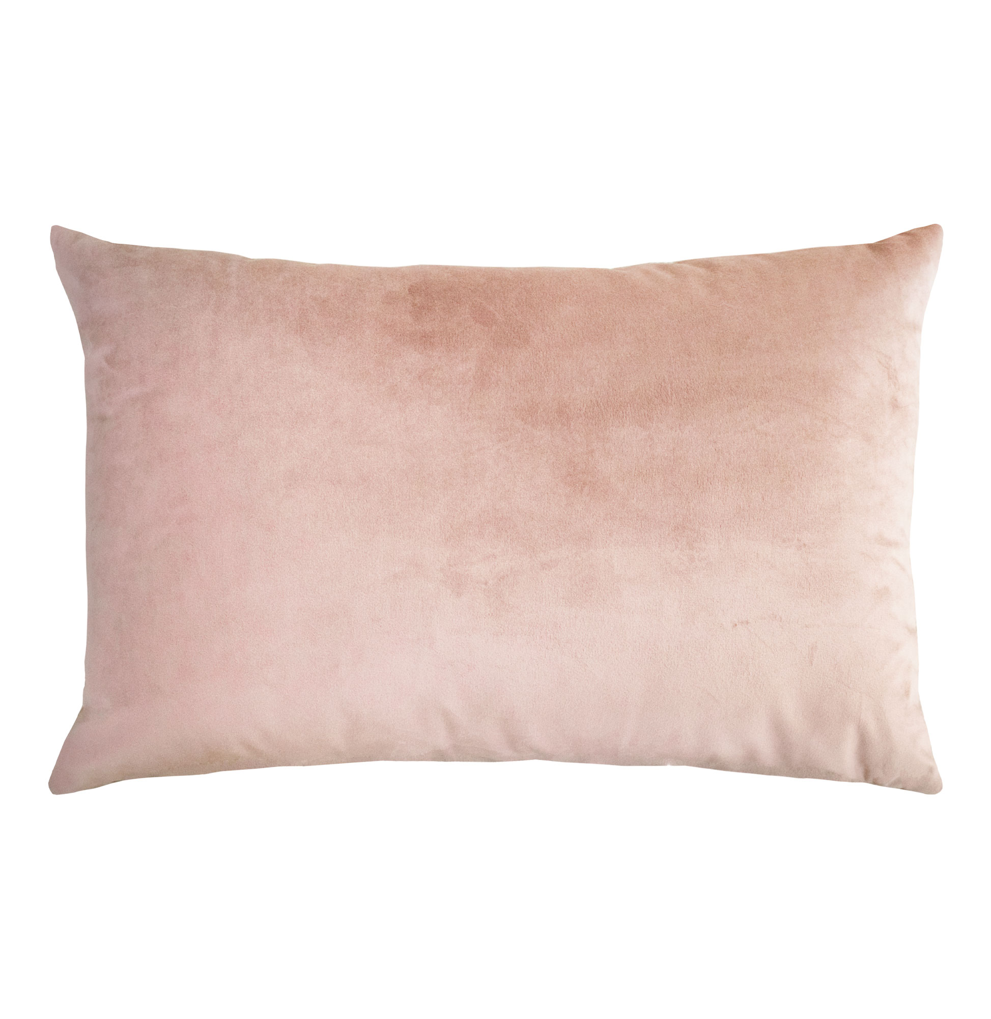 Almofada Decorativa Lisa Velina Rosa Claro