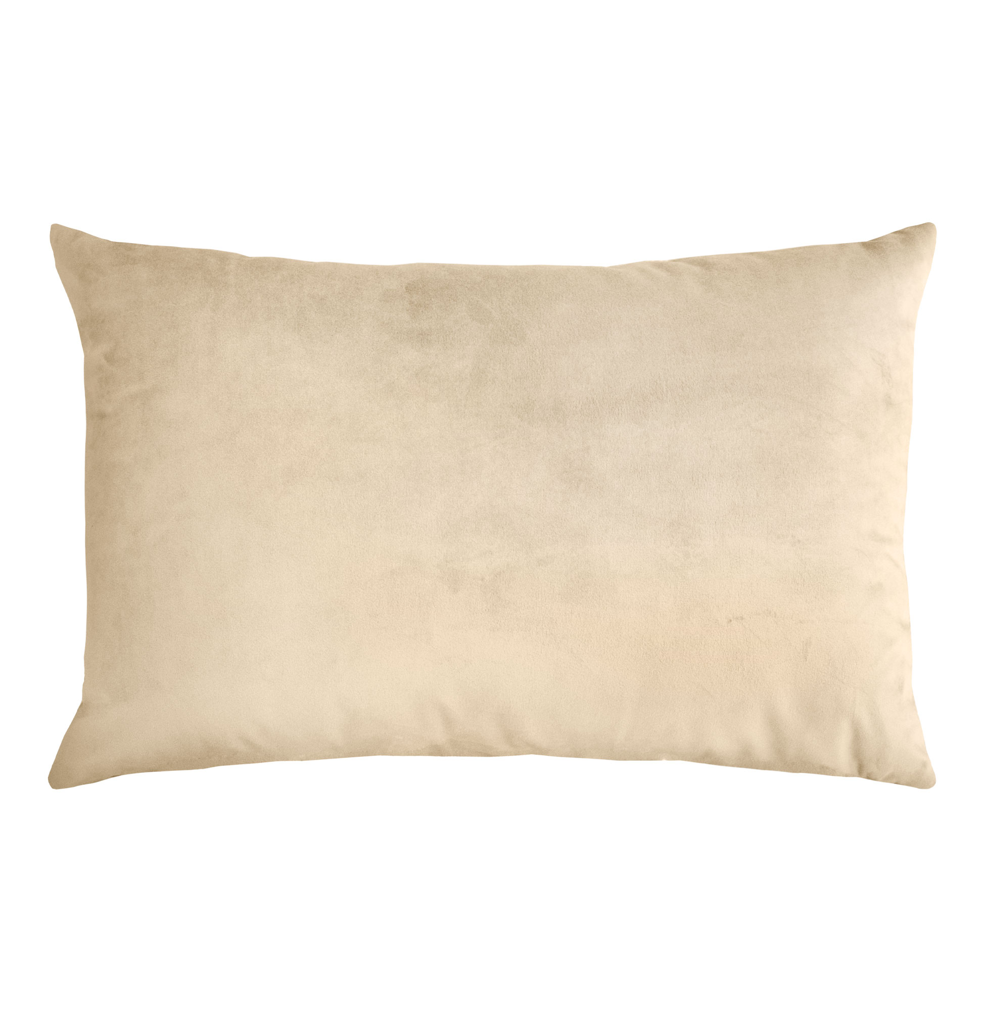 Almofada Decorativa Lisa Velina Branco Pérola