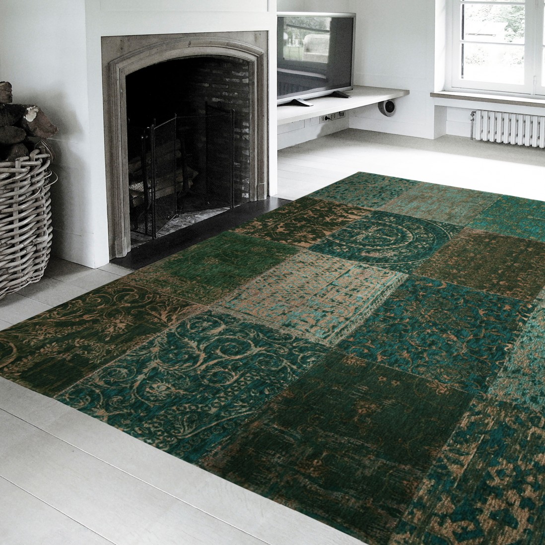 PATCHWORK CHENILLE 8022 AREA RUG