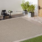 Alfombra de Pasillo Interior/Exterior Tatami 39003/837 Gris Claro