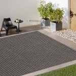 Alfombra de Pasillo Interior/Exterior Tatami 39003/896 Negro