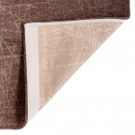 Alfombra Abstracta Freeze Chenille 8878 Marrn