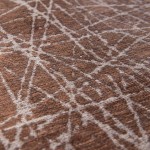 Alfombra Abstracta Freeze Chenille 8878 Marrn