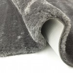 Washable Hallway Rug Flow 017 Dark Gray