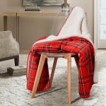 Xadrez Blanket Red