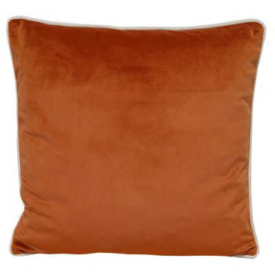 TERRACOTTA MELLOW CUSHION WITH PIPING