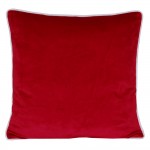 BORDEAUX MELLOW CUSHION WITH PIPING