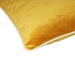 MUSTARD MELLOW CUSHION WITH PIPING