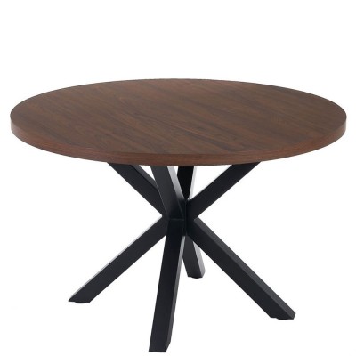WOOD/METAL DINING TABLE 294