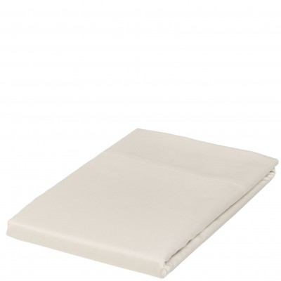 Lux 100% Cotton Satin Top Sheet Double 160 Beige