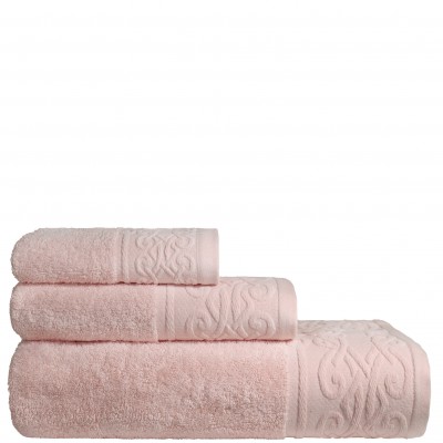 Soft Bath V 3 Towels Bath Set Light Pink