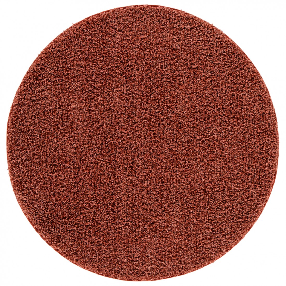 Plain Round Rug Dakar 71431/806 Red