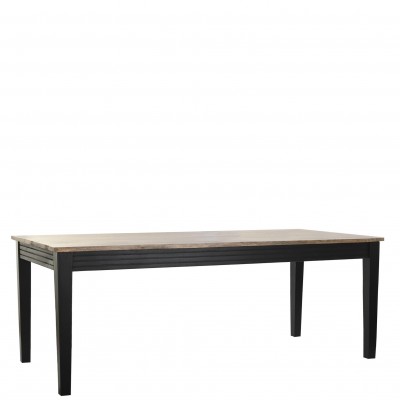 METAL/WOOD DINING TABLE 552