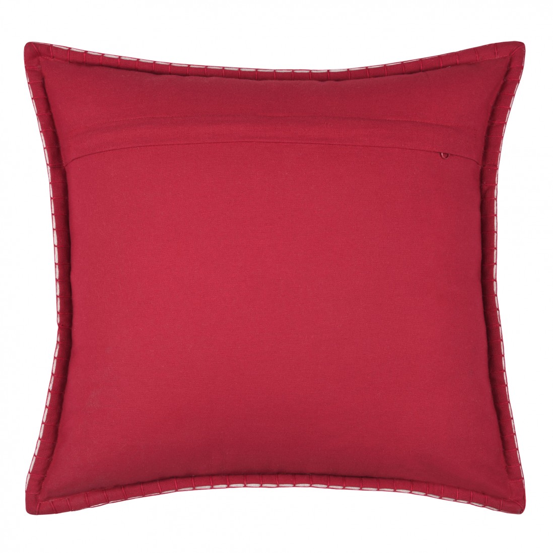 Almofada Decorativa de Natal Malicieux 001 Quadrada Vermelha