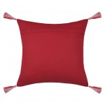 Almofada Decorativa de Natal Arvan 003 Quadrada Vermelha