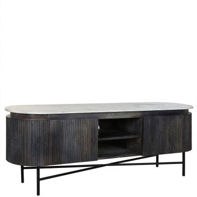 WOOD/MARBLE TV BENCH 159