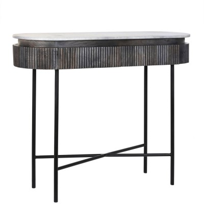 WOOD/MARBLE CONSOLE 160