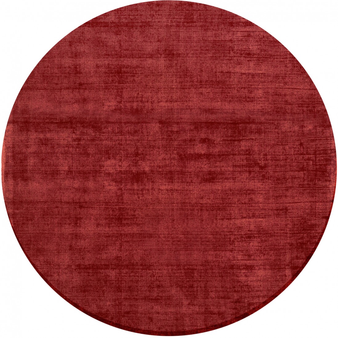 Plain Round Rug Jambi 71431/913 Red