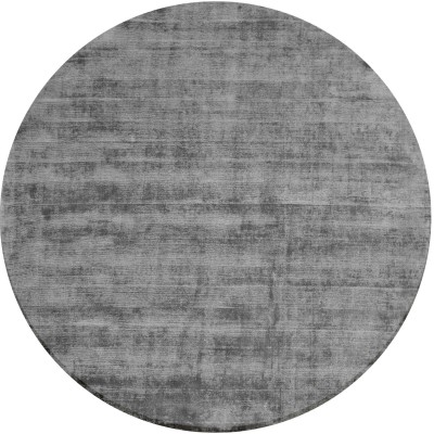 Plain Round Rug Jambi 71431/889 Dark Gray