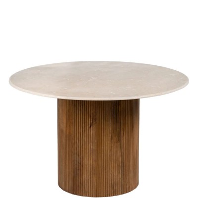 METAL/MARBLE DINING TABLE 491