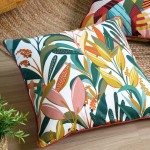 Pengari/Aquitaine Floral Decorative Cushion Square Multicolor