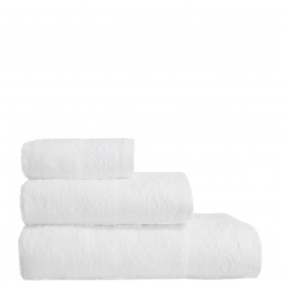 Cadiz 100% Cotton 3 Towels Bath Set White