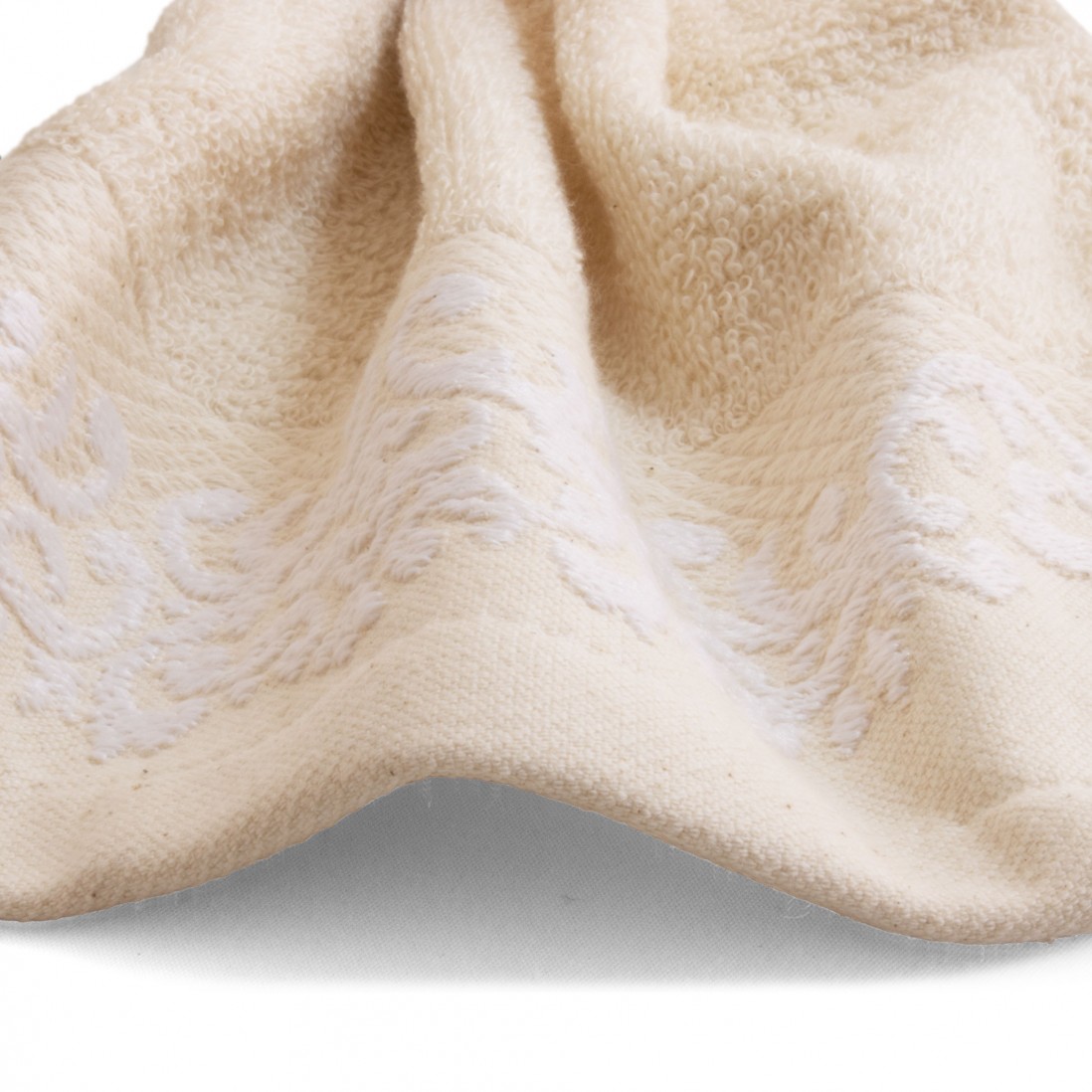 Cadiz 100% Cotton 3 Towels Bath Set Beige