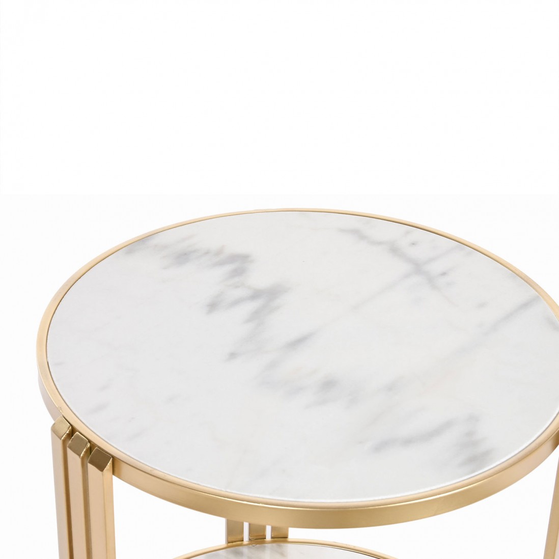 METAL/MARBLE AUXILIARY TABLE 755