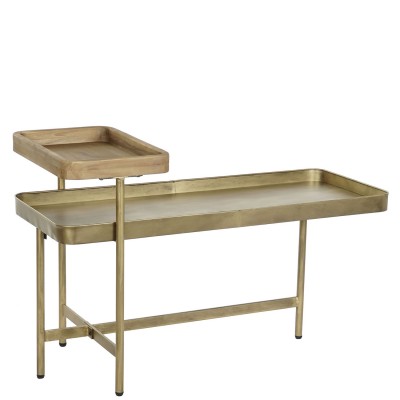 METAL/WOOD COFFEE TABLE 986
