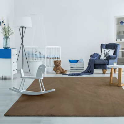 Washable Custom Rug San Marino 008 Dark Brown