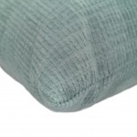 Perez Plain Decorative Cushion Aqua Blue